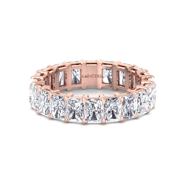 Radiant Cut Lab Grown Diamond Full Eternity Band