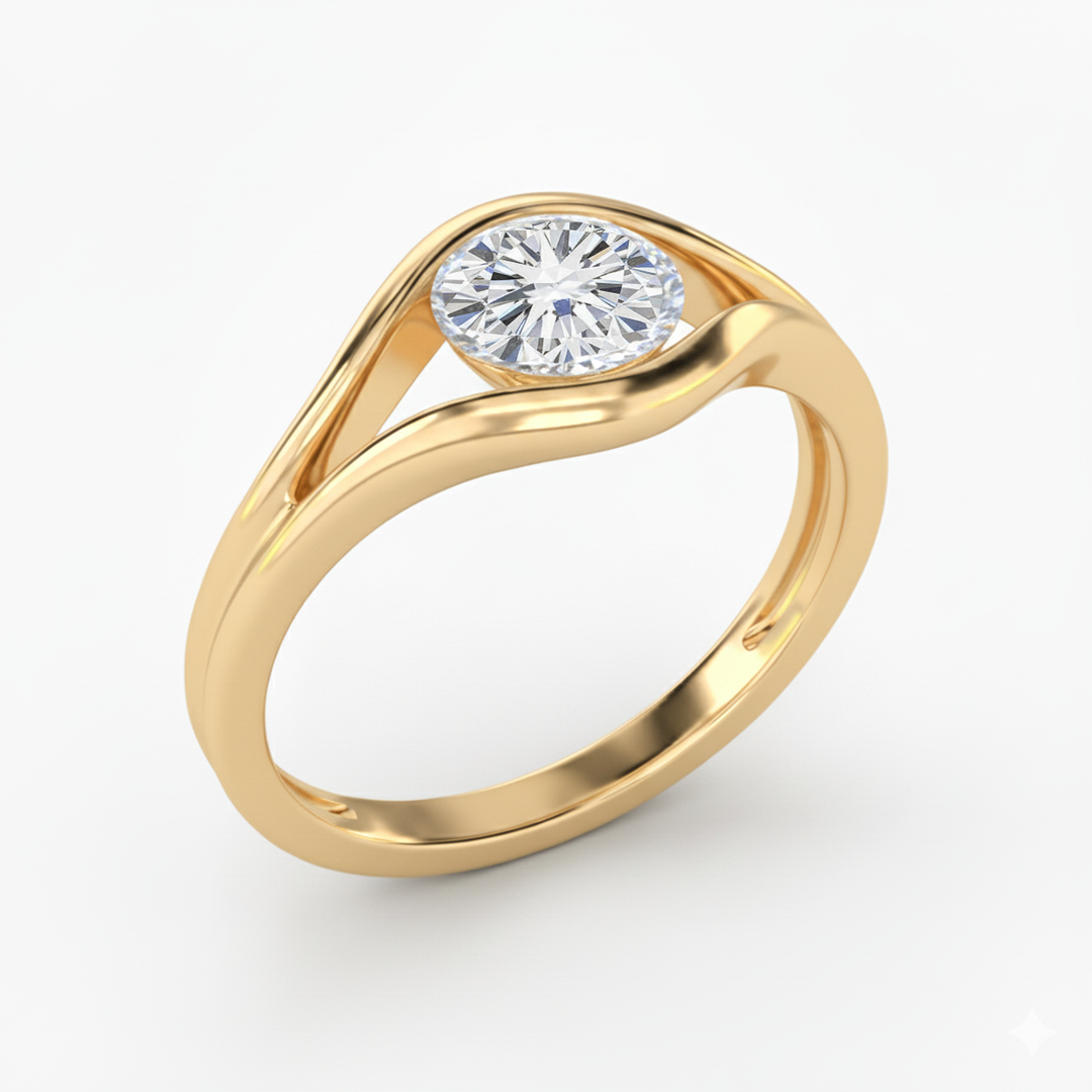 Oculus Solitaire Lab Grown Diamond Engagement Ring