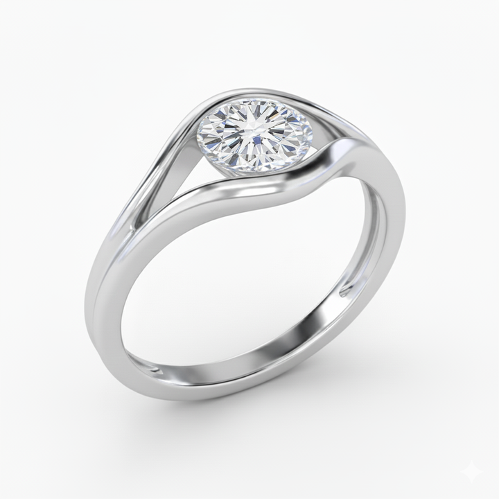 Oculus Solitaire Lab Grown Diamond Engagement Ring