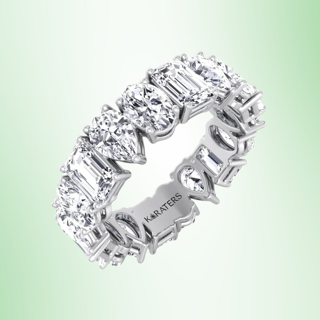 Sela - Multi Shape Lab Grown Diamond Eternity Band