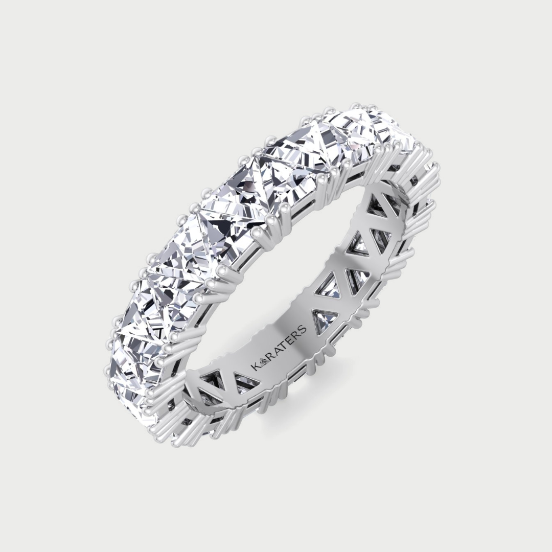 Trillion Cut Lab Grown Diamond Eternity Band