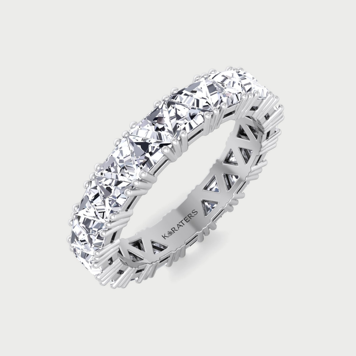 Trillion Cut Lab Grown Diamond Eternity Band