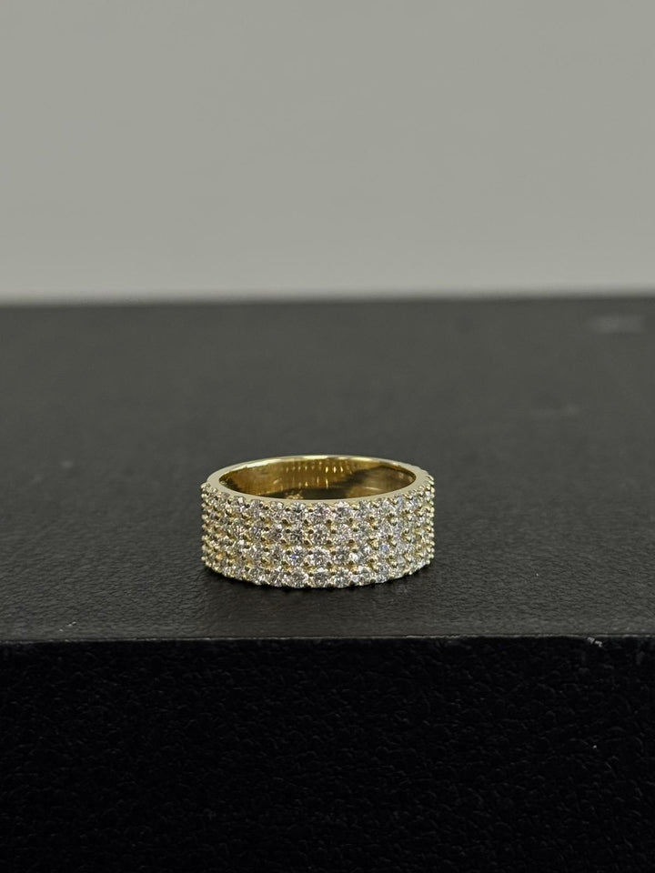 (1.13 CT T.W.) Multi Row Pave Lab-Grown Diamond Eternity Band
