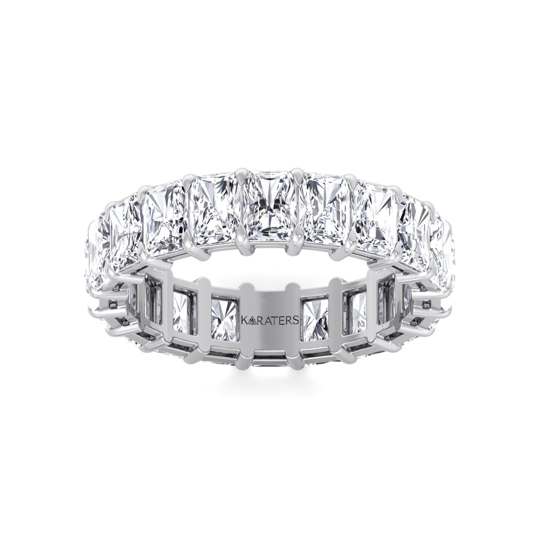 Radiant Cut Lab Grown Diamond Full Eternity Band