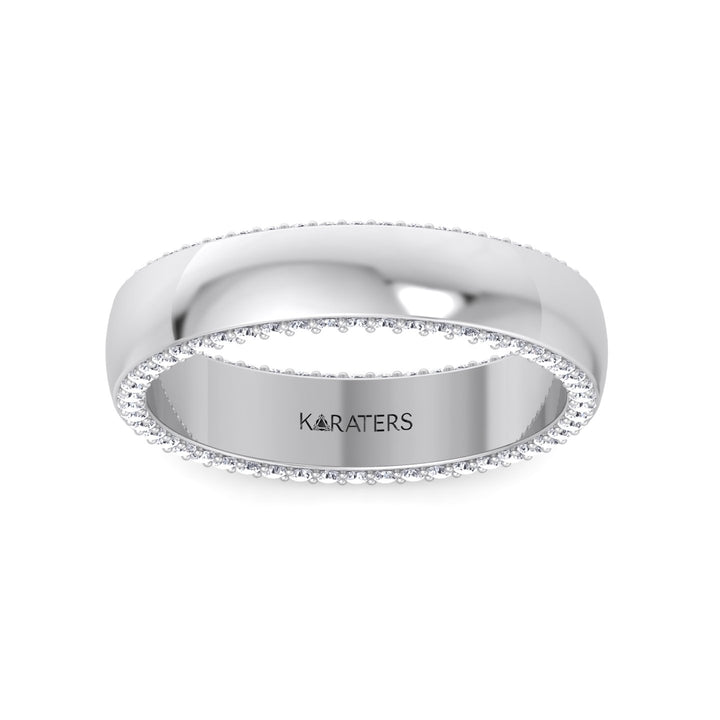 Fabio - Hidden Lab Grown Diamond Wedding Band