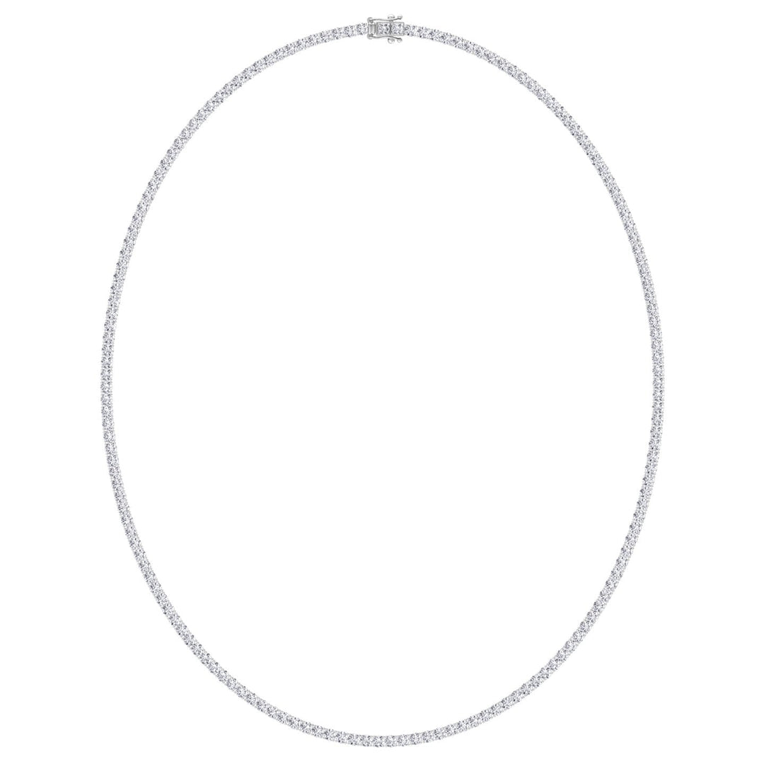 15 Carat T.W.  Men's Lab-Grown Diamond Tennis Necklace