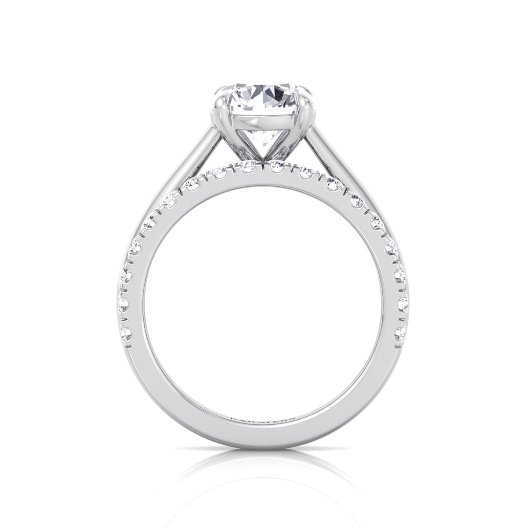 3.3CT Total Weight Lab Grown Diamond Wedding Set White Gold