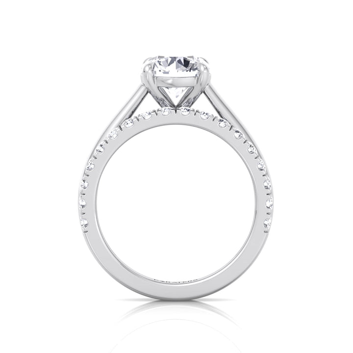 3.3CT Total Weight Lab Grown Diamond Wedding Set White Gold