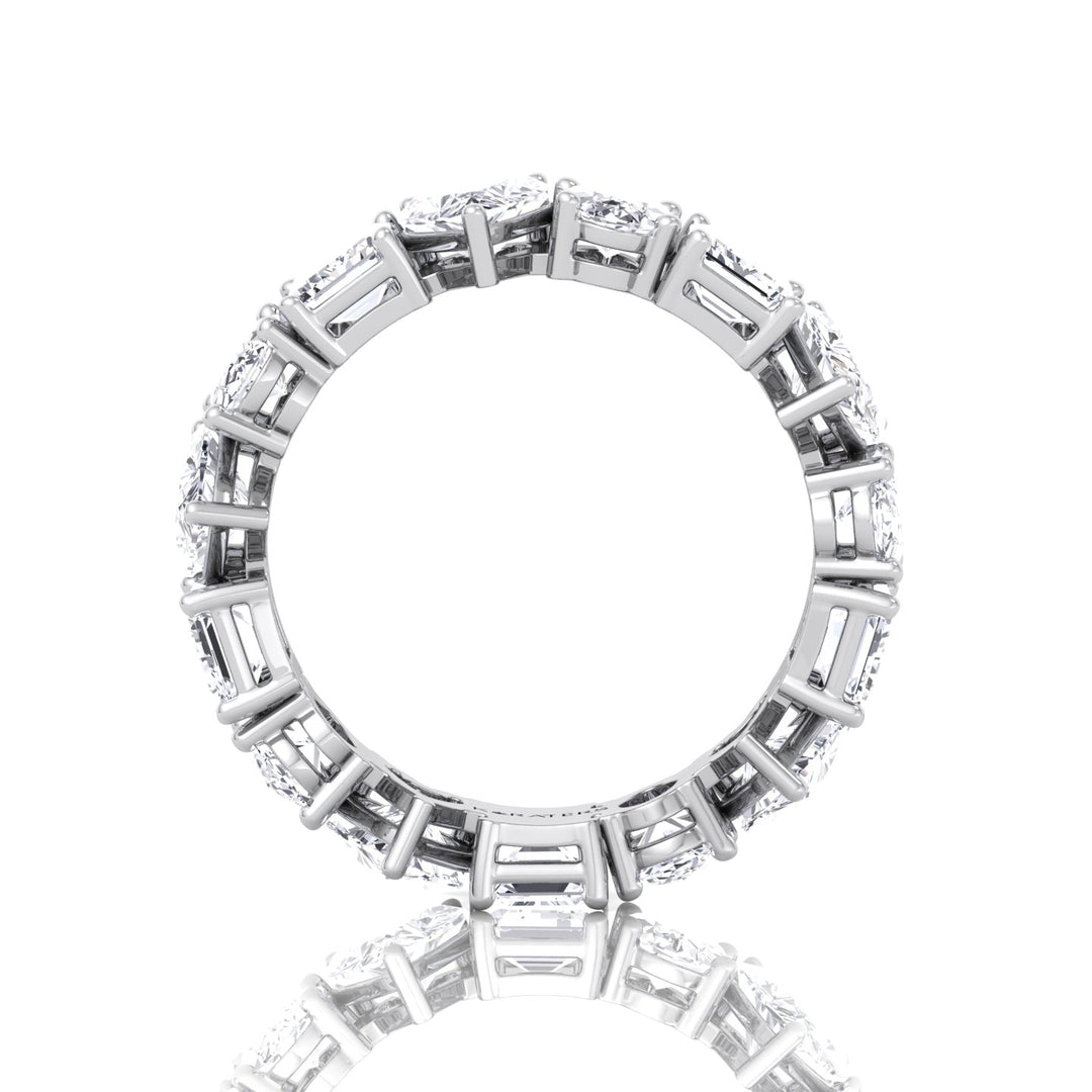 Mixed Shape Lab Grown Diamond Eternity Band-2CT-3CT-4CT-5CT-White Gold