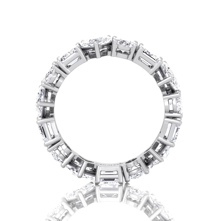 Mixed Shape Lab Grown Diamond Eternity Band-2CT-3CT-4CT-5CT-White Gold