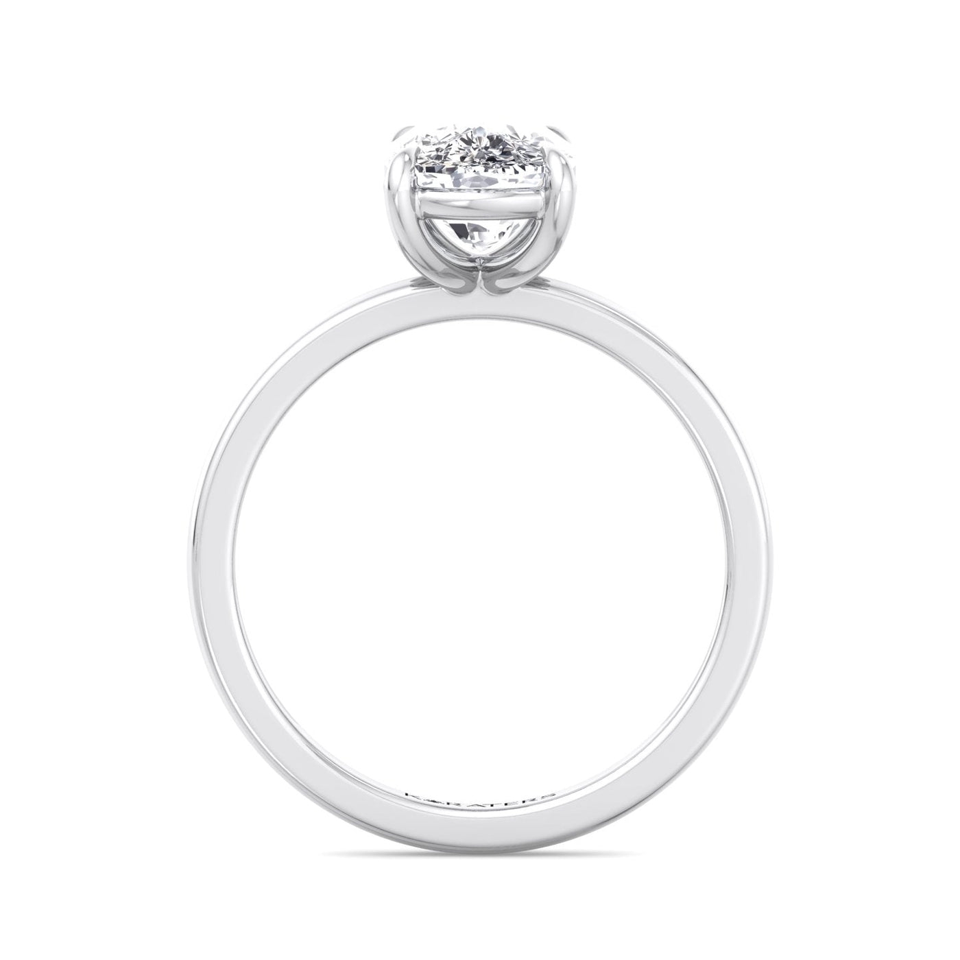 Alea - Elongated Cushion Cut Solitaire Lab Grown Diamond Engagement Ring