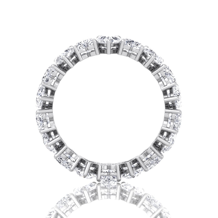Heart Shape Lab Grown Diamond Eternity Band-14K-18K-White Gold