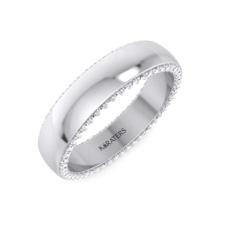 Fabio - Hidden Lab Grown Diamond Wedding Band