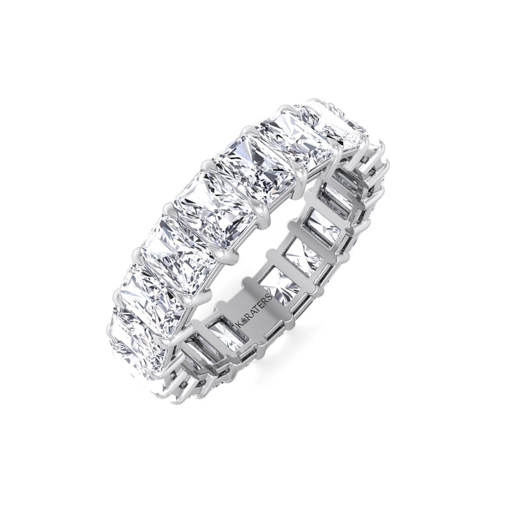 Radiant Cut Lab Grown Diamond Full Eternity Band
