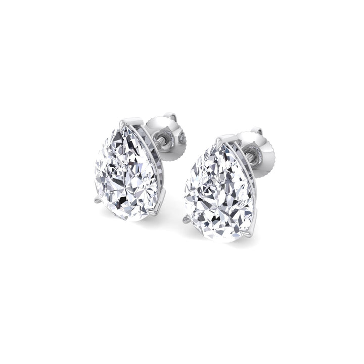 Pear-Shaped Lab Grown Diamond Studs
