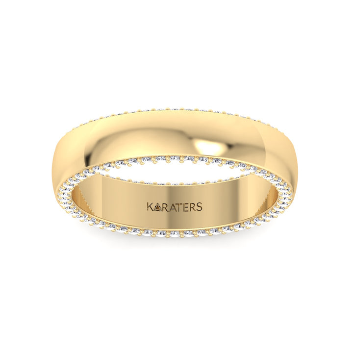 Fabio - Hidden Lab Grown Diamond Wedding Band