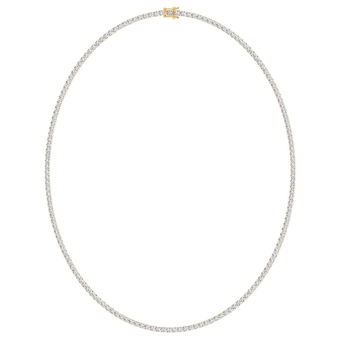 15 Carat T.W.  Men's Lab-Grown Diamond Tennis Necklace