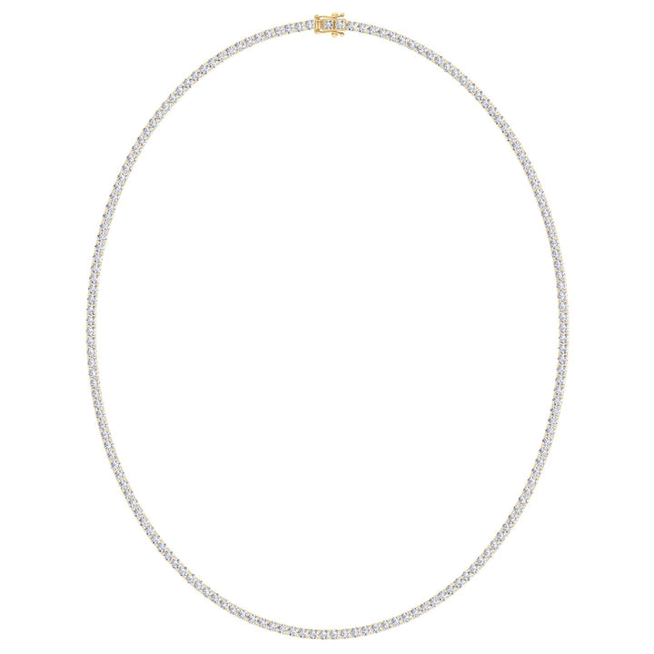 15 Carat T.W.  Men's Lab-Grown Diamond Tennis Necklace