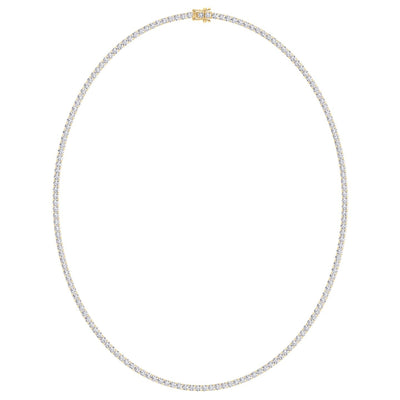 15 Carat T.W.  Men's Lab-Grown Diamond Tennis Necklace