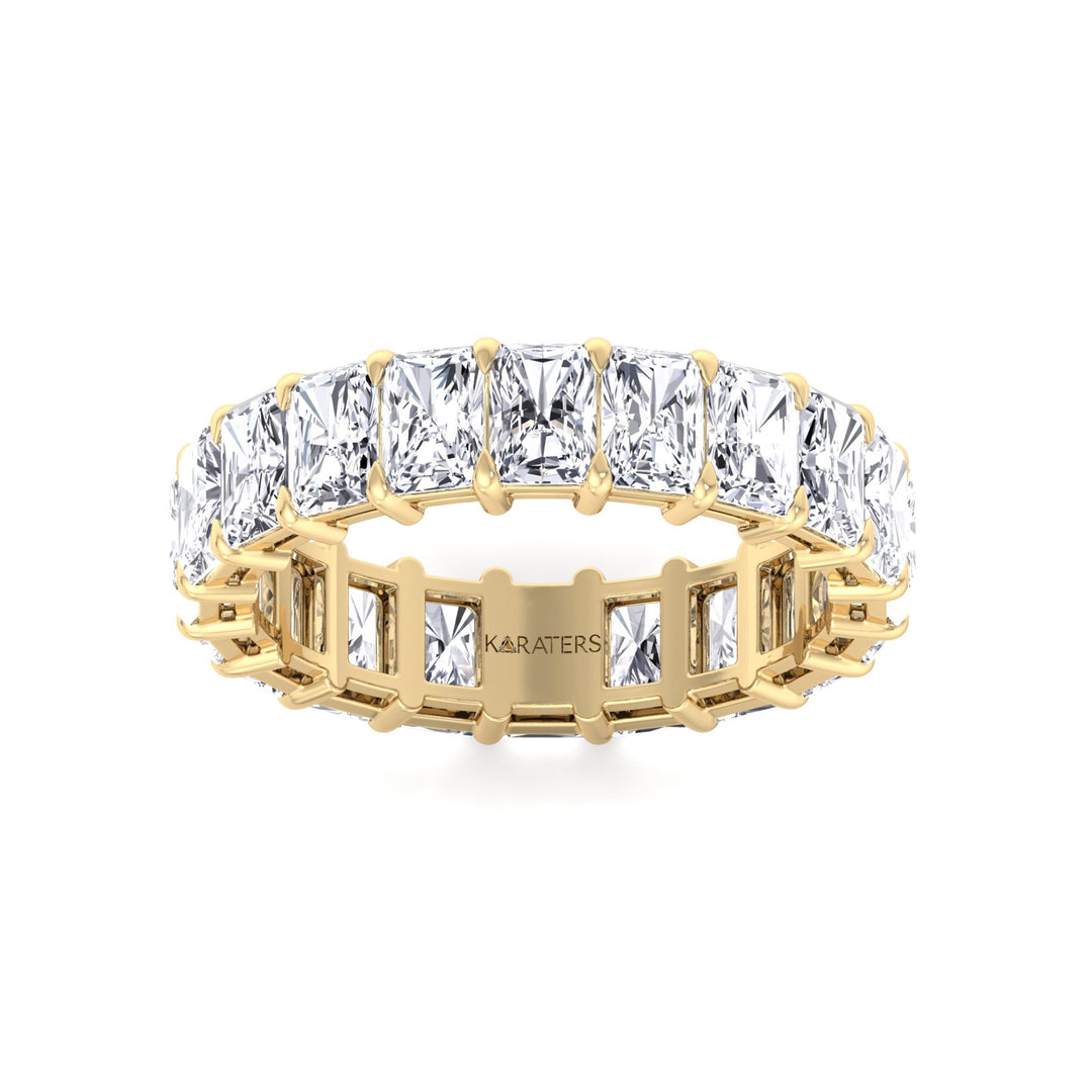 Radiant Cut Lab Grown Diamond Full Eternity Band
