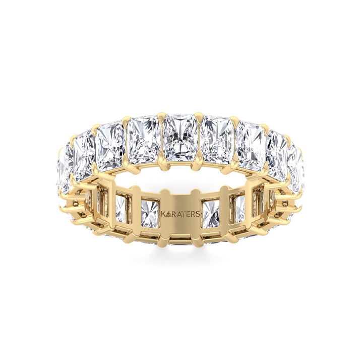 Radiant Cut Lab Grown Diamond Full Eternity Band