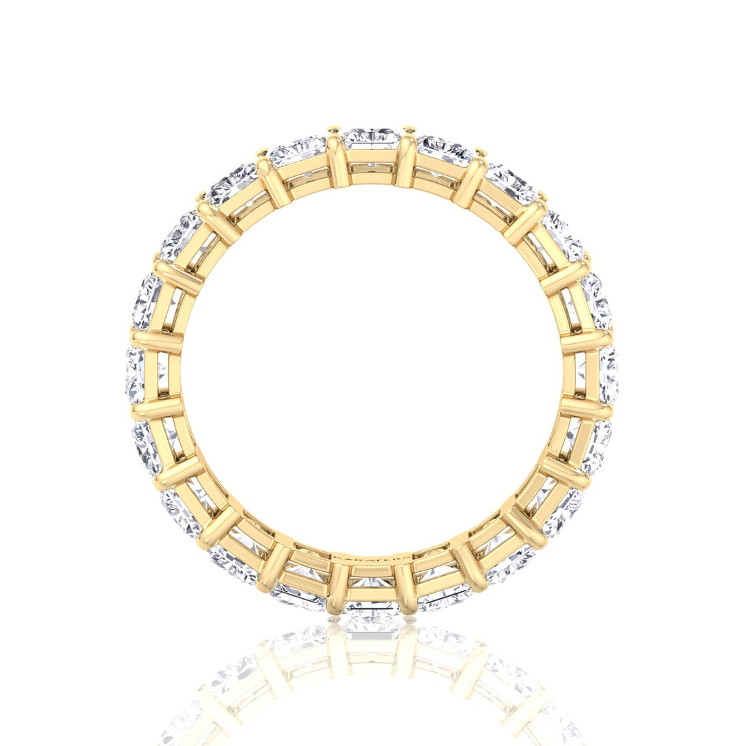 Radiant Cut Lab Grown Diamond Full Eternity Band