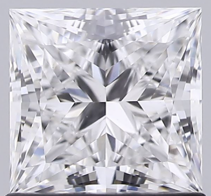 1.10 CT Princess Cut Certified Lab-Grown Diamond E, VVS2