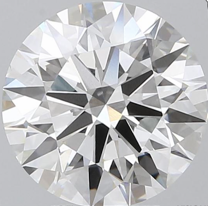 3.51 CT Round-Brilliant Cut Certified Lab-Grown Diamond F, VS1