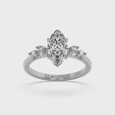 marquise-cut-solitaire-lab-grown-diamond-engagement-ring-marquise-triple-sidestones-solid-white-gold