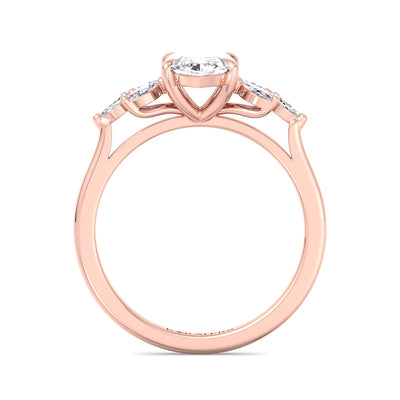 marquise-cut-solitaire-lab-grown-diamond-engagement-ring-marquise-triple-sidestones-solid-rose-band