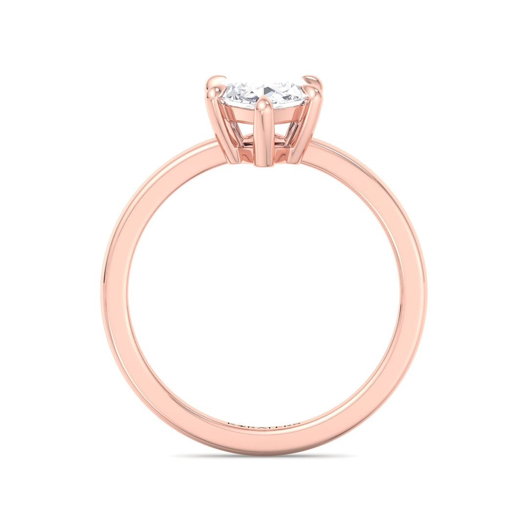 Sesame - Marquise Shape Lab-Grown Diamond Solitaire Engagement Ring