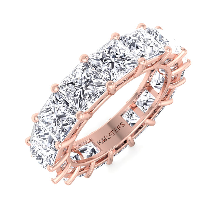 Lleida - Princess Cut Lab Grown Diamond Eternity Band