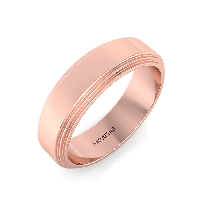 Cruz - Men's Wedding Band 10mm