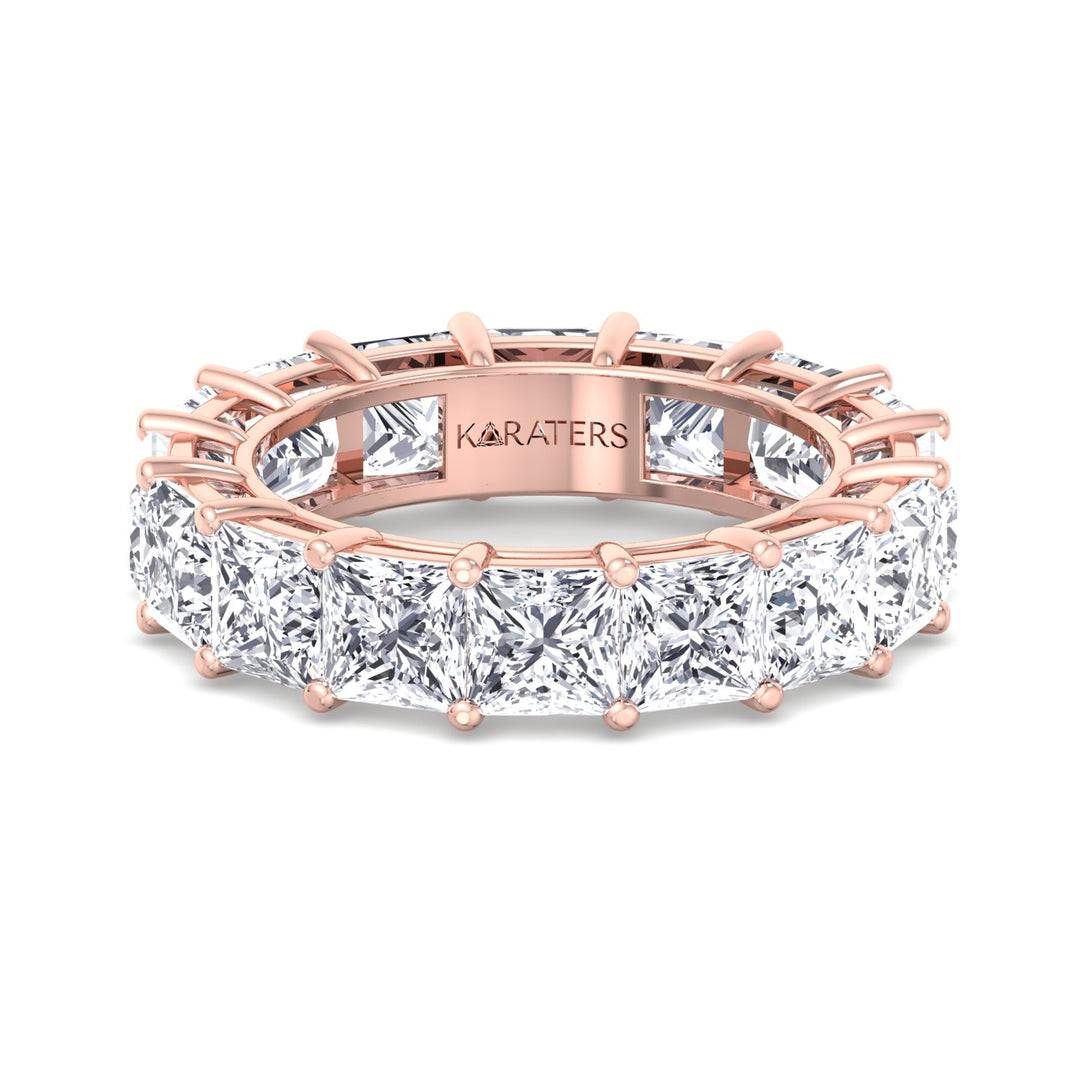 Lleida - Princess Cut Lab Grown Diamond Eternity Band