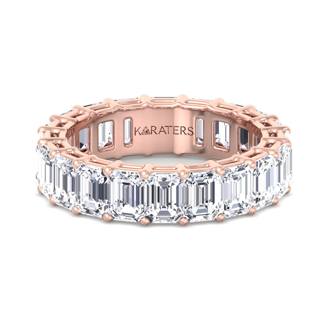 Cartagena - Emerald Cut Lab Grown Diamond Eternity Band