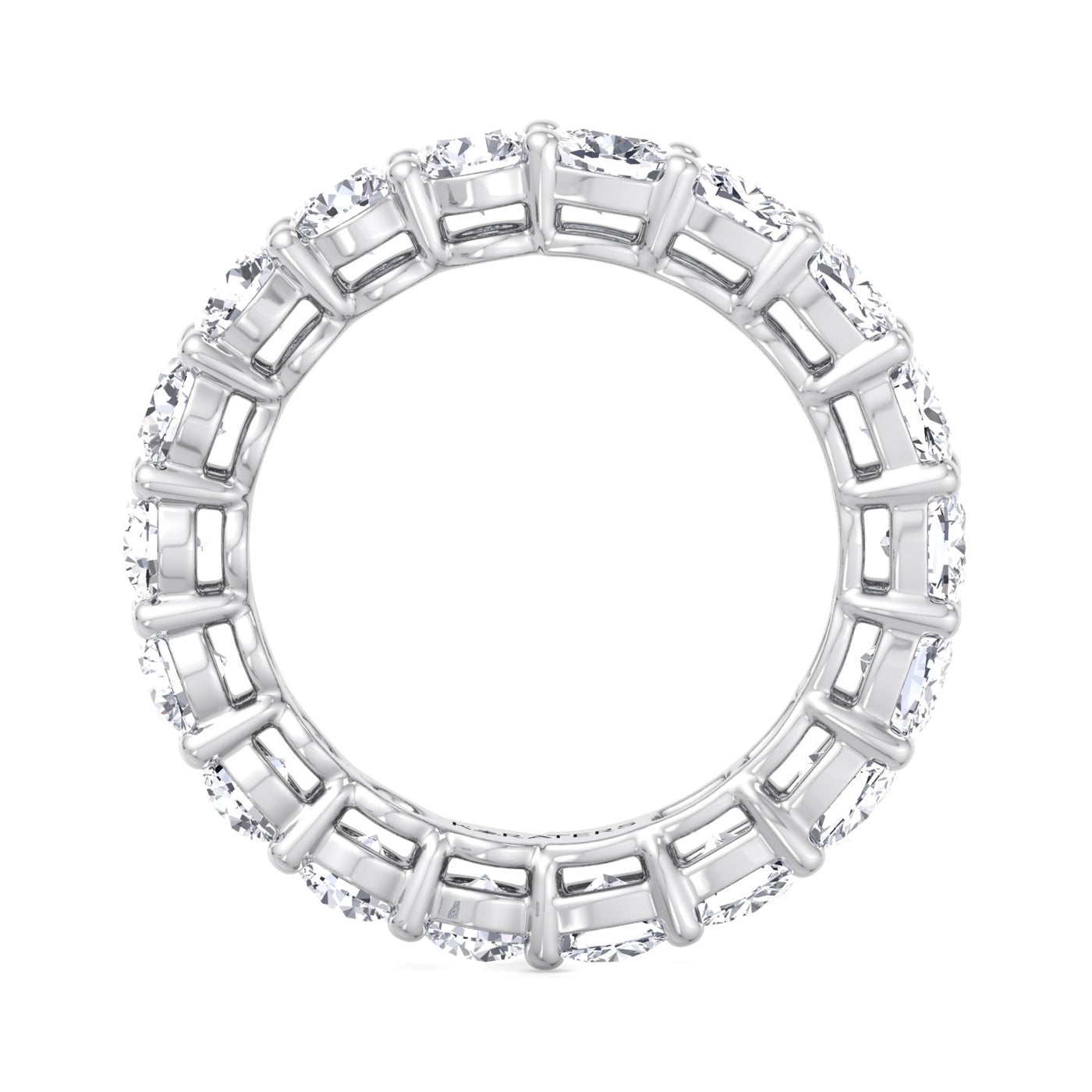 Cáceres - Double Shape - Round and Cushion Cut Lab Grown Diamond Eternity Band