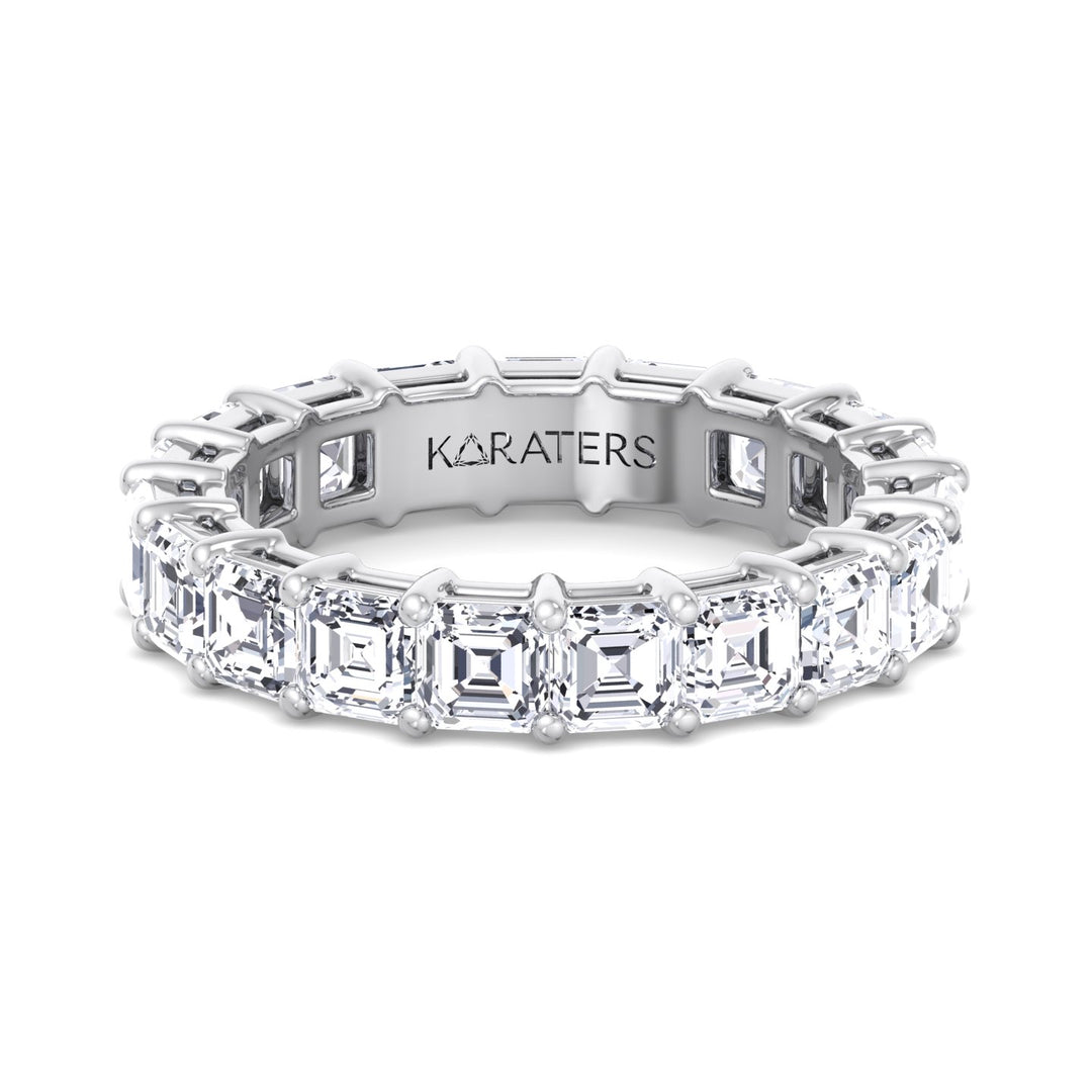 Utrera - Asscher Cut Lab Grown Diamond Eternity Band