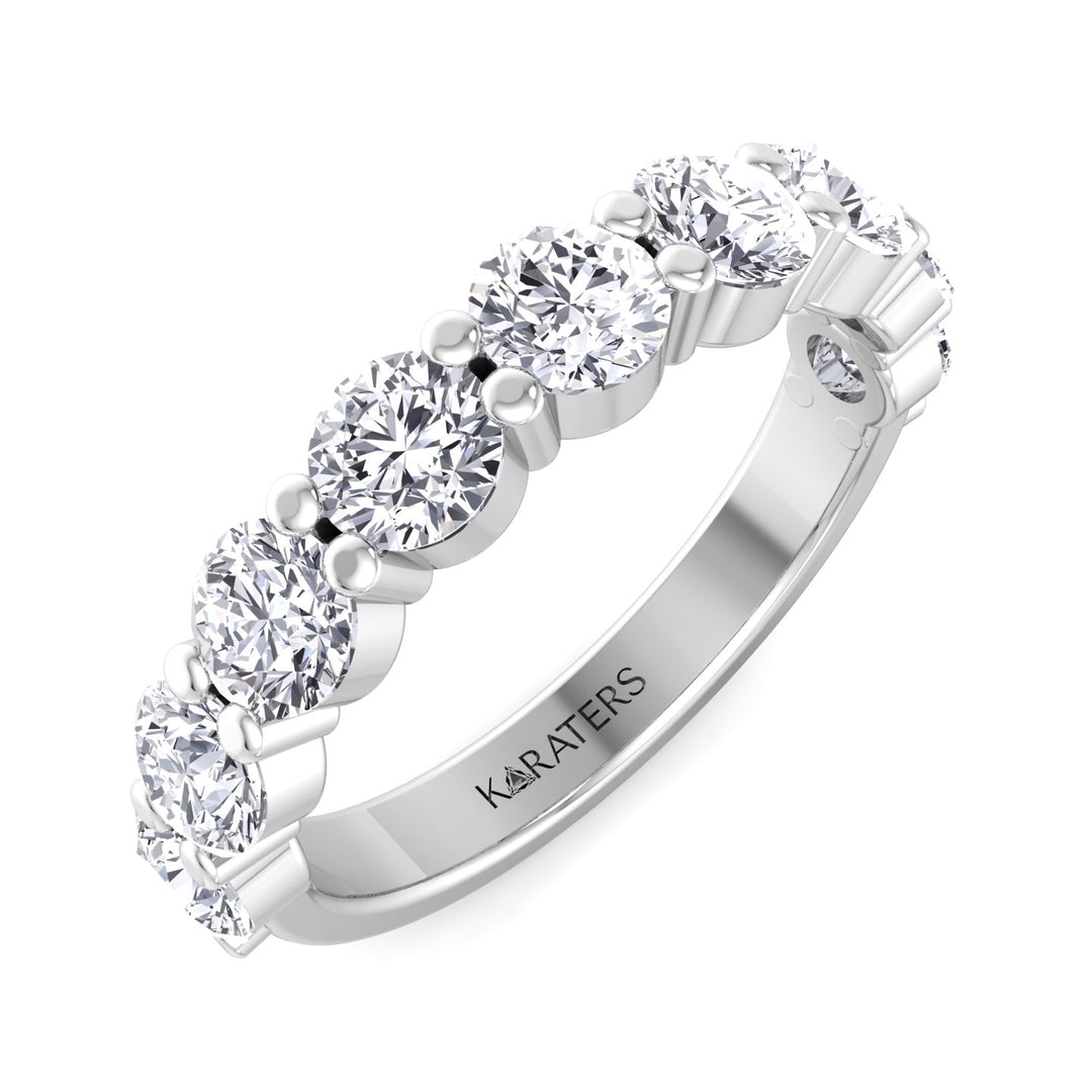 Calahorra - Round Cut Lab Grown Diamond Eternity Band