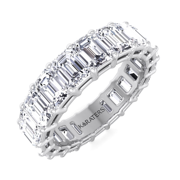 Cartagena - Emerald Cut Lab Grown Diamond Eternity Band