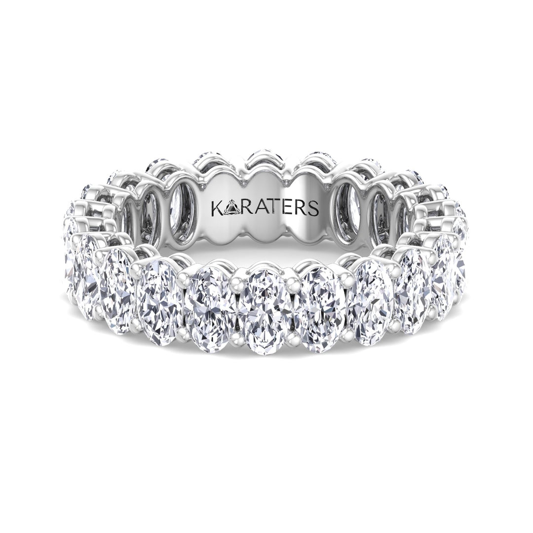 Candelli - Oval Cut Lab Grown Diamond Eternity Band