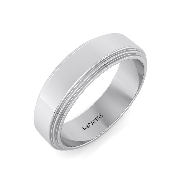 Cruz - Men's Wedding Band 10mm