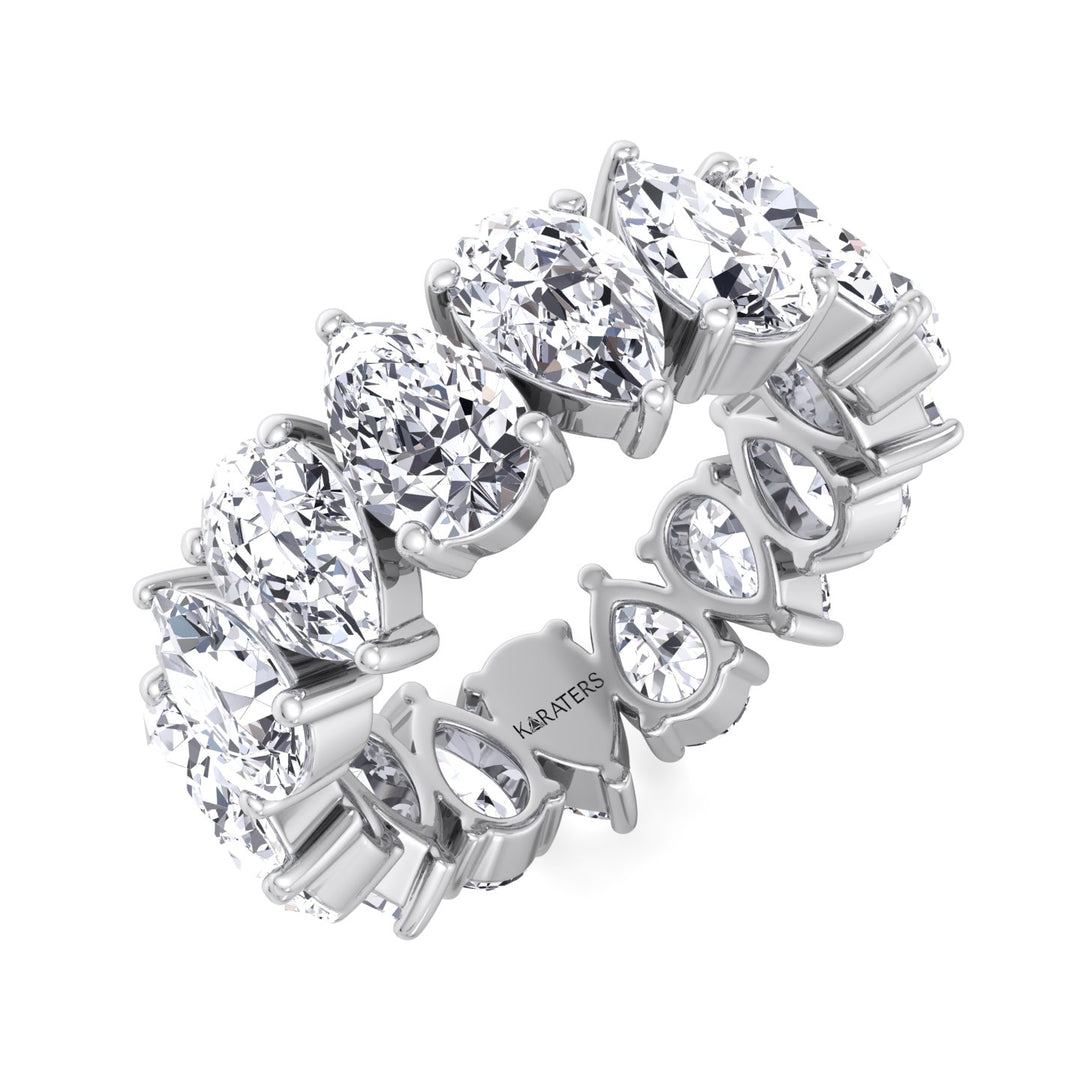 Lorca - Pear Shape Lab Grown Diamond Eternity Band