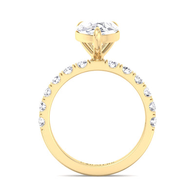 pear-shape-lab-grown-diamond-engagement-ring-with-thick-pave-band-in-yellow-gold