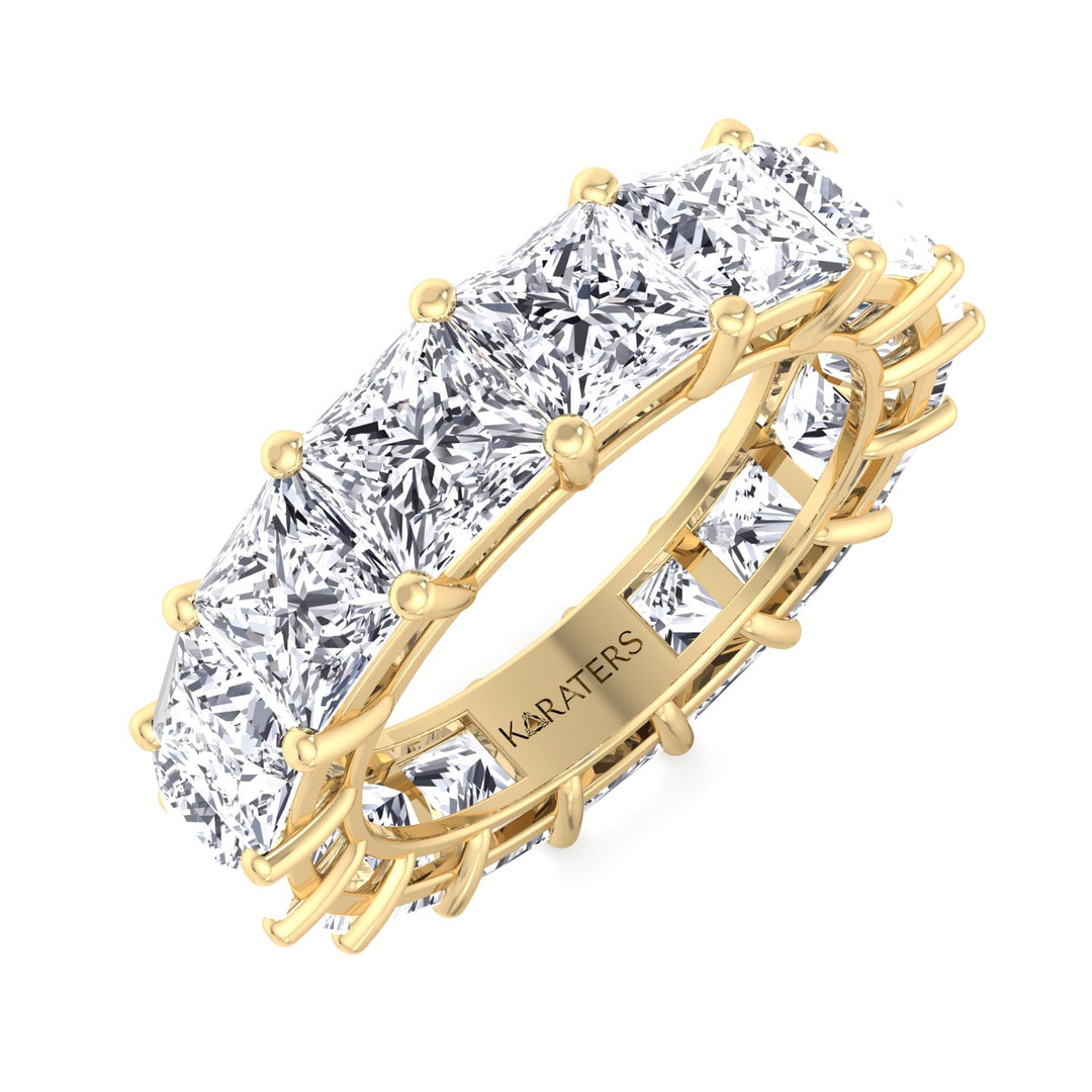 Lleida - Princess Cut Lab Grown Diamond Eternity Band