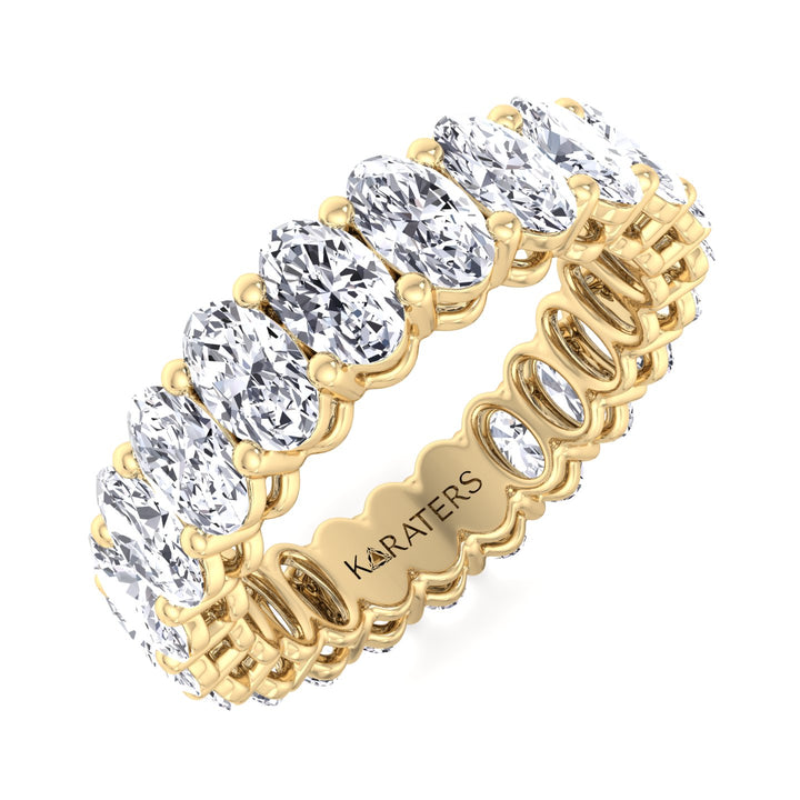 Candelli - Oval Cut Lab Grown Diamond Eternity Band