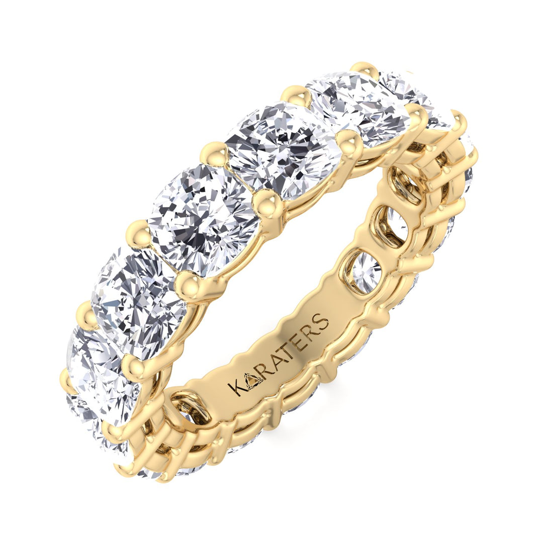 Caravaca - Cushion Cut Lab Grown Diamond Eternity Band