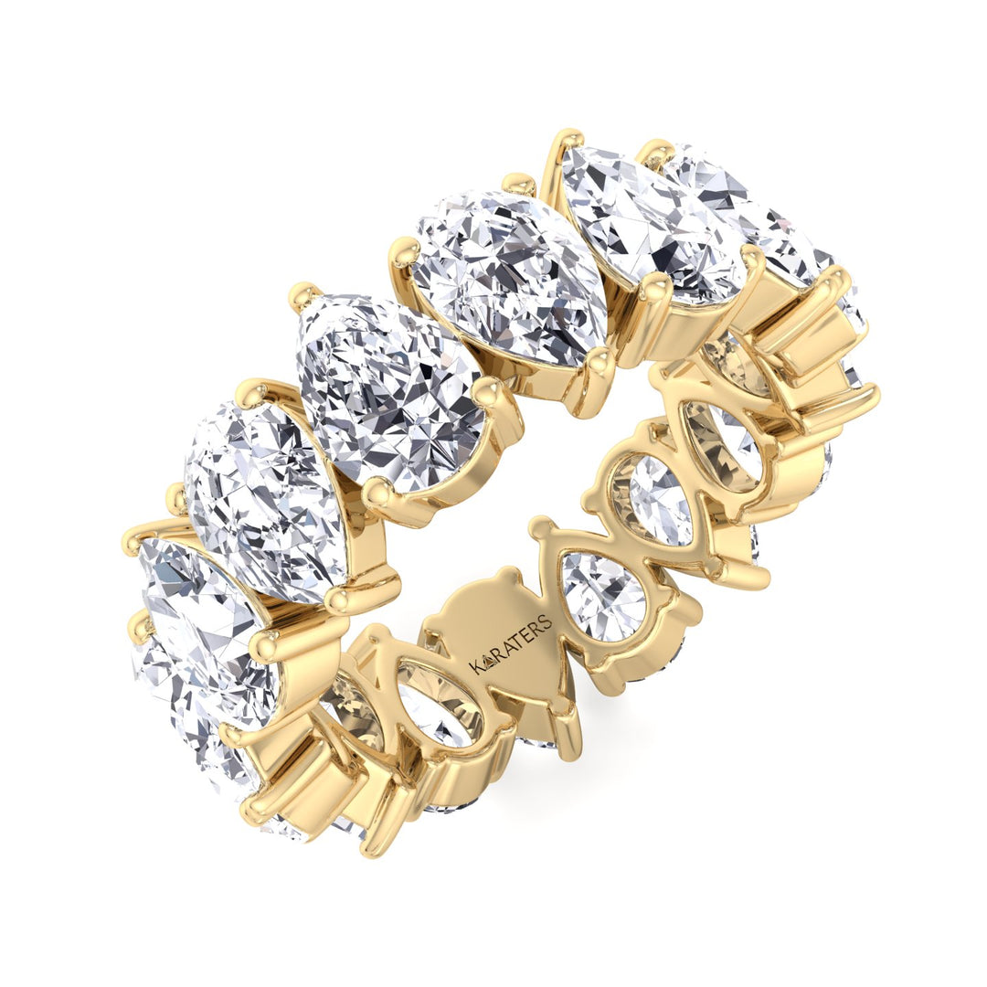 Lorca - Pear Shape Lab Grown Diamond Eternity Band