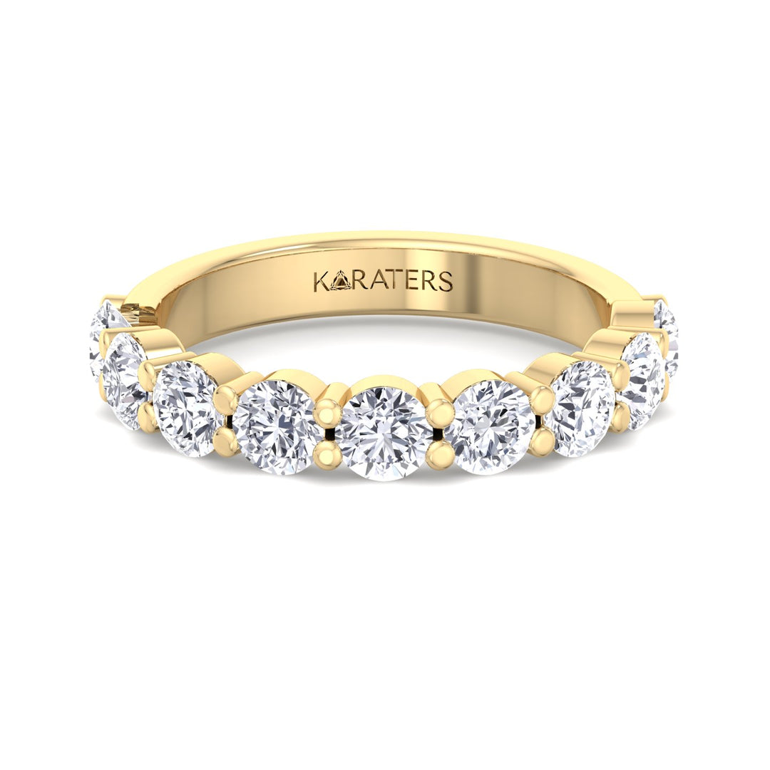 Calahorra - Round Cut Lab Grown Diamond Eternity Band