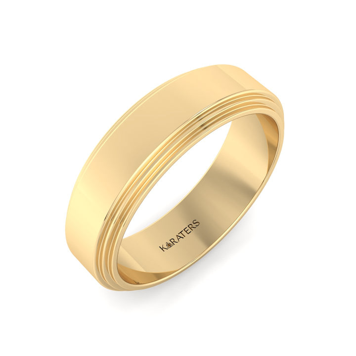 Cruz - Men's Wedding Band 10mm