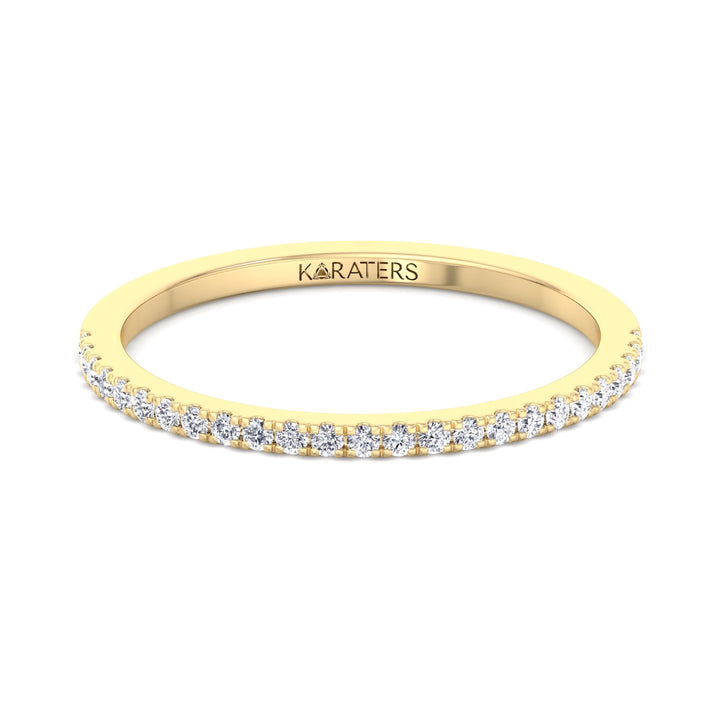 Gandia - Dainty Stackable Lab Grown Diamond Eternity Band